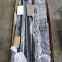 YITAHOME King Size Bed Frame with RGB LED Lights & Storage Bookcase Headboard, Upholstered Bed with Charging Station and 4 Drawers, No Box Spring Needed, Easy Assembly, Noise-Free, PU Leather Black