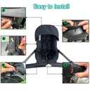 Changing Washing Kit,Canopy Sunshade Cover,Compatible with Car Seat Doona Strollers (Black)