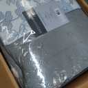 Madison Park Luna Quilt Modern Classic Design All Season, Breathable Coverlet Lightweight Bedding Set, Matching Shams, Decorative Pillow, King/Cal King(104"x94"), Floral Blue 6 Piece