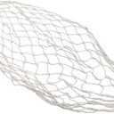 Cotton Rope Hammock Hand Woven 264.6lb Capacity Portable Cotton Rope Mesh Hammock for Outdoor Indoor Patio Yard