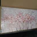 YJYart Home Decor Pink Blossom Hand Painted 30x60 Inch Colorful Wall Art Large Canvas Wall Art for Living Room Bedroom Office Kitchen