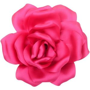 Rose Brooches and Pins Elegant Charming Large Flowers Pins Shawl Clips Duckbill Clips Wedding Prom Banquet Party Jewelry Gift