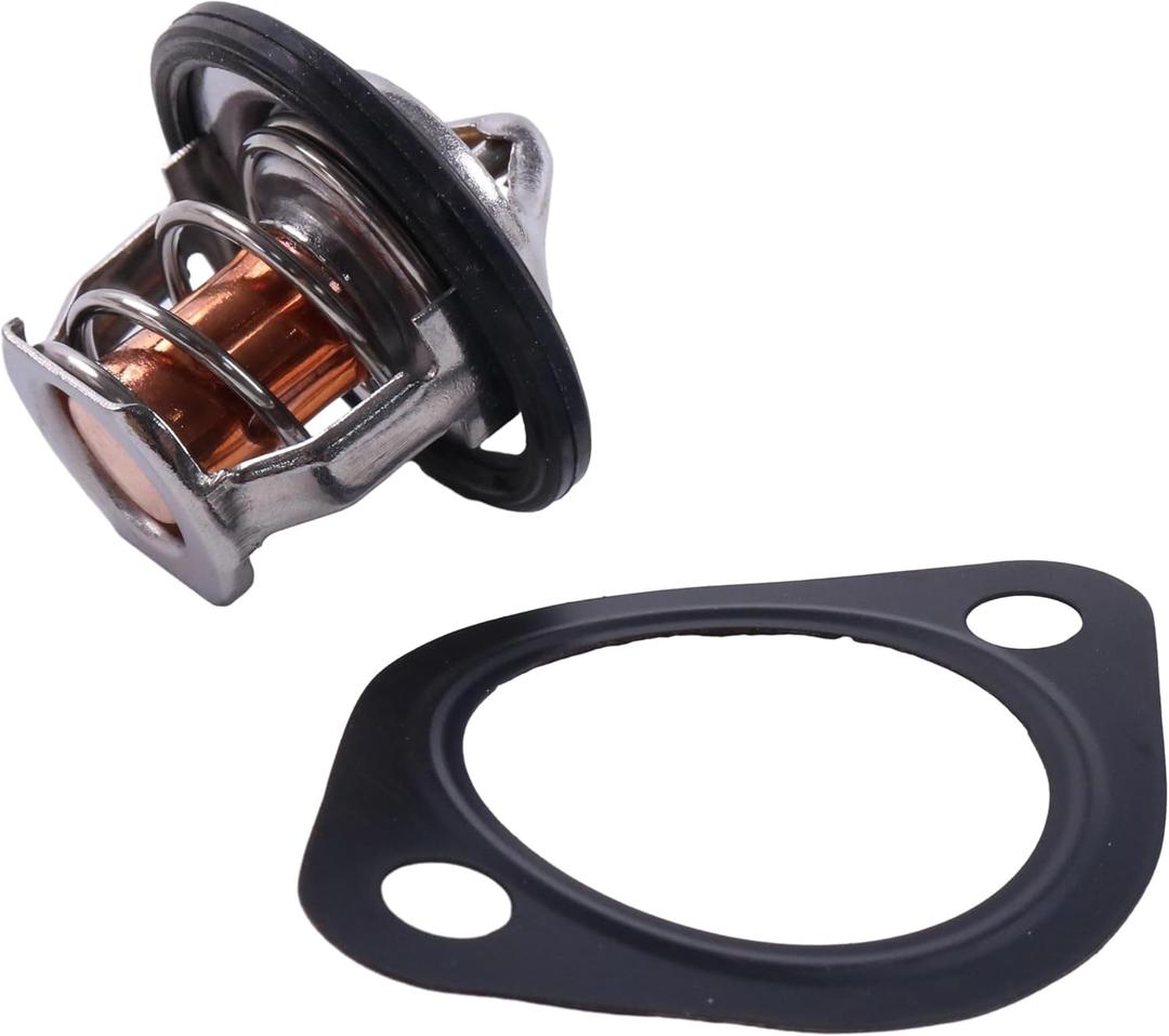 71C 160F Thermostat with Gasket 19434-73014 19434-73013 16221-73270 Compatible with Kubota BX1500D BX2230D D902 D905 D1100 D1105 V1505 V1702 V1902 V2203