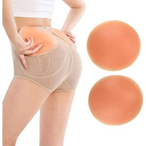 AFLIFLI Silicone Butt Pads for Women – Reusable 1 Pair Hip Enhancer Inserts, Invisible Booty Lifter Shapewear Pads for Jeans, Dresses & Everyday Outfits