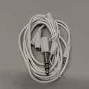 GE Home Electrical Headphone Adapter Kit, 3.5mm, Stereo Adapter, Extension Cable, and Audio Splitter, White, for Headphones, Stereo, MP3, Tablets, Smartphones and More, 34509 Line Cable | White