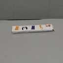 Dynmeow Soft and Breathable Cotton Dog Collar, Durable Adjustable Heavy-Duty Boy Pet Collar with Quick-Release Buckle, Lightweight for Sensitive Skin for Medium and Large Dogs, Light-Blue, M (Medium (Length:12-18"))