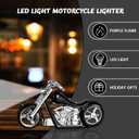 WEQTETJU Funny Mini Car Lighter, Refillable Torch Lighter, Unique Gifts for Men Candle Lighter Camping Hiking Accessories Gear(No Butane Fuel) (#6)