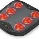 Snailax Shiatsu Foot Massager with Heat, Electric Feet Massager Machine for Plantar Fasciitis, Heated Foot Warmer, Gifts for Men, Women (Dark Black)