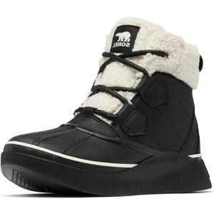 SOREL Women's Out N About lV Chillz Waterproof Boot (8.5, Black/Chalk)