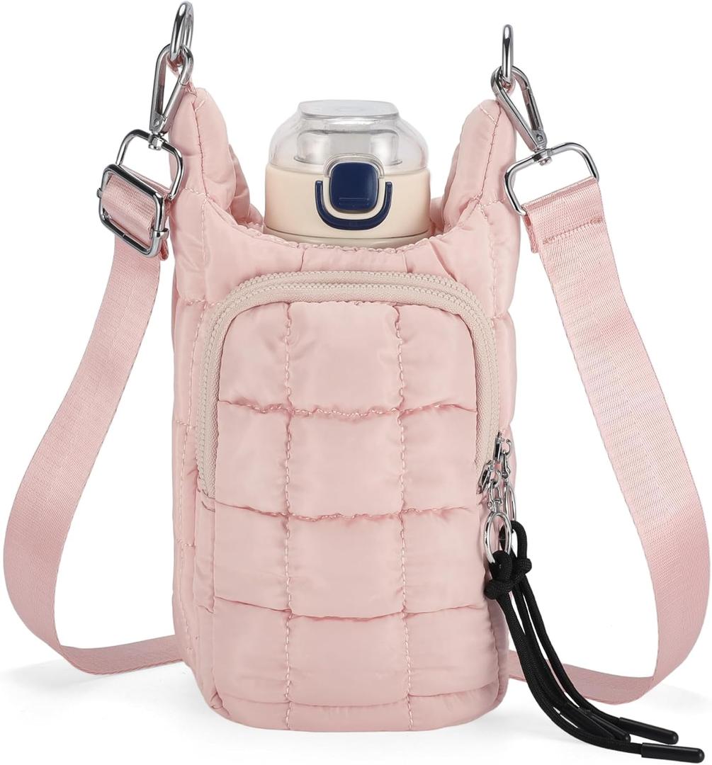 Water Bottle Carrier Bag, Convenient and Durable, Crossbody Water Bottle Holder for Hiking, Cycling