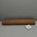 CHICOLOGY Bamboo Roman Shade, Cordless Light Filtering Woven Wood Window Treatment for Living Room, Dining Room, Kitchen & Office, Natural Bamboo Blinds for Boho Coastal Decor, Moose, 27" W x 64" H