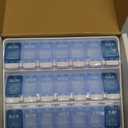 KMINA Extra Large Pill Organizer 3 Times a Day, Weekly Medicine, 7 Day Pills Box Case with Push Button for Big Vitamin Supplements, Patented, Made in Europe