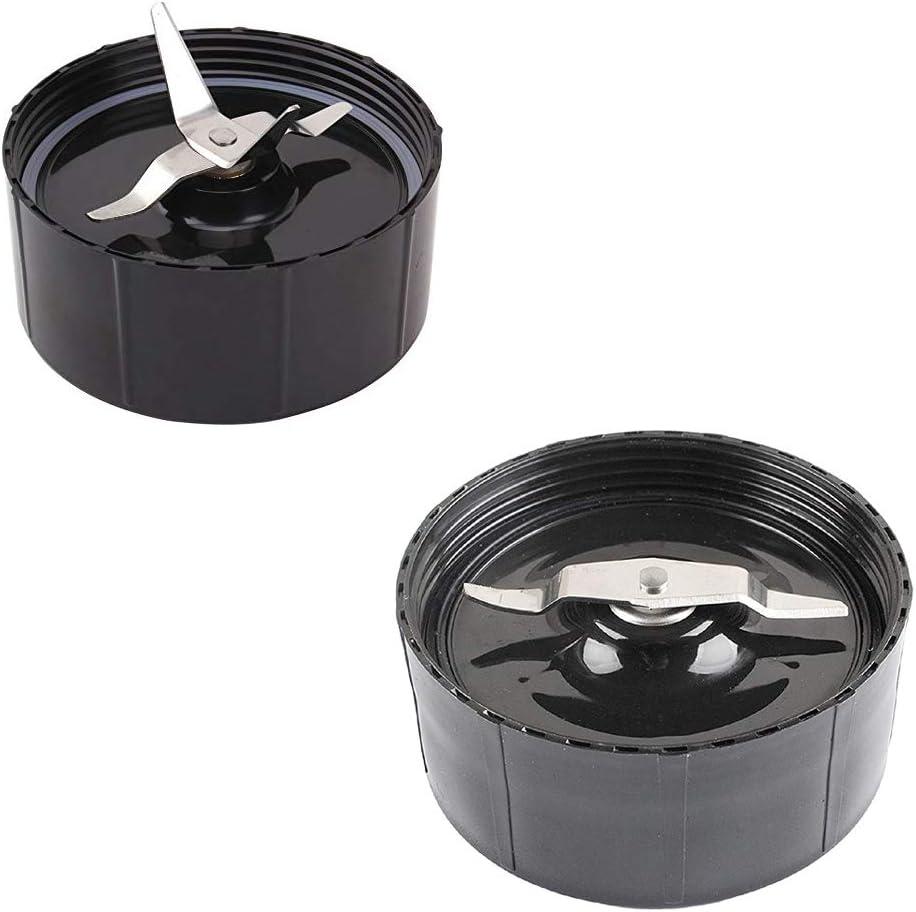 Replacement cross blades flat blade combo for the Magic Bullet Blender Juicer MixermCompatiable with Model MB1001/MB 1001B/MBR-1701 /MBR-1702 /MBR-1101 /MB-BX1770-02/MBR (2, 1 Crossblade+1 flat blade)