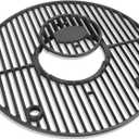 19.5" Round Grill Grate for Akorn Kamado Ceramic Grill Char Griller Akorn 16620 E56720 16820 Parts, Cast Iron Grate for Char-Griller E16620 Pit Boss K24 Louisiana Grills K24 Replacement, Firepit Grate