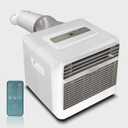 Portable Air Conditioners for Camping, Tent Air Conditioner, 3300BTU, 436W AC Unit Fast Cooling Down to 60°F, 3 Cooling Modes, 24 Hour Timer, Suitable for Camping, RVs, Outdoors and Indoors(White)