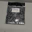 Emopeak Halloween Black Spider Tablecloth 54" x 108", Spider Web Rectangular Decorations Table Cover Spillproof Washable Table Topper Perfect for Halloween Decoration, Dinner Parties