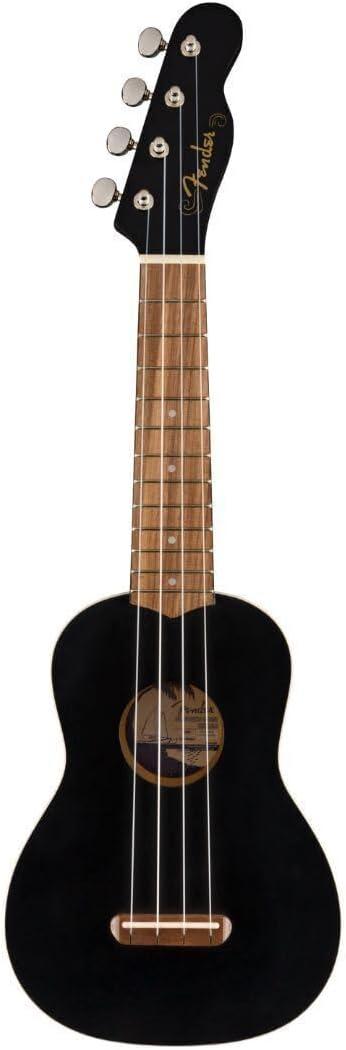 Fender Venice Soprano Ukulele, Black