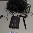 WBao Solar Christmas Net Lights 200LED F8 Big Bulbs, 8.4ft x 5.2ft Christmas Bushes Lights with Remote Control, 8 Modes, Timer, Waterproof for Lawn, Bushes, Trees Outdoor Xmas Decorations, Cool White