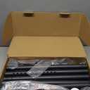 AKTOP Room Divider, No Drilling Curtain Tension Rods Wall Divider for Room Separation, 4-10ft(H) 30-147"(W) Adjustable, Heavy Duty Floor to Ceiling Space Separator Privacy Dividers for Rooms, Black