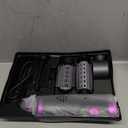 5 in 1 Hair Blower Brush Hairdryer-Detachable and Interchangeable Hot Tools Blow Dryer Brush, Negative Ion Technology Heated Curling Brush for Straightening, Curling, Dry Combing (Star Gray)