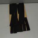 Stretching Strap Yoga Strap with Loops, Stretch Straps for Physical Therapy, Non-Elastic Exercise Strap for Pilates, Dance and Gymnastics with Workout Guide (Black+Black)