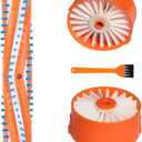 Replacement for Black and Decker Powerseries Extreme Cordless Stick Vacuum BSV2020P BSV2020G Replace Part,1 Pack Brush Roller,2 Pack HEPA Filters