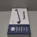 WZRUA 18 Inch Brushed Nickel Towel Bar Towel Rack for Bathroom Kitchen Hand Towel Holder Dish Cloths Hanger SUS304 Stainless Steel Rustproof Wall Mount