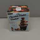 Nostalgia 2 Tier Electric Chocolate Fondue Fountain Machine for Parties  Melts Cheese, Queso, Candy, and Liqueur  Dip Strawberries, Apple Wedges, Vegetables, and More  24Ounce  Black, Small