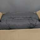 Chunful Back Chair Cushion Outdoor Indoor Tufted Seat/Back Patio Seating Cushions Weather Resistant Patio Rocking Pads for Outdoor(Dark Gray,2 Pcs), 100 x 50 x 10 cm