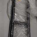 23.6 INCH Stainless Toilet Safety Rails, Matte Black Handicap Grab Bars for Elderly, Disabled Flip-Up Bathroom Grab Bar, Toilet Handrails Hand Grips Handle Shower Assist Aid