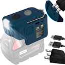 200W Power Inverter Compatible with Makita 18V Batterys, DC 18V to AC 110-120V Battery Inverter, Charger Adapter Battery Powered Outlet with 2 USB Ports & 1 Type-C & 1 AC Outlet