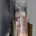 VIVOSUN Outdoor Handrail, 3 Step Stair Handrail, 40" x 36" Fits 1 to 3 Steps, Wrought Mattle Iron Stair Railing with Curved Ends and Balusters for Concrete Steps, Porch Steps, One-Step Assembly, Black