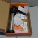 Churro Maker Machine, Stainless Steel Churros Gun Kit, 3-in-1 Multifunctional Cookie Press Hollow Churro with Piping Bag, 7 Piping Nozzles, 9 Cookie Discs & 2 Brushes, Easy to Clean (Black)