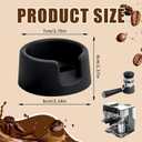 2 x Silicone Tamper Base Compatible with Ninja Espresso Machine ES601 ES701, Non-Slip Coffee Tamper Holder Mat, Improves Tamping Stability and Extraction