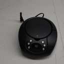 GPX, Inc. Portable Top-Loading CD Boombox with AM/FM Radio and 3.5mm Line in for MP3 Device - Black