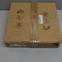 PATIKIL Drum Lamp Shades for Table Lamps 12"x12"x8" Linen Lampshade Set of 2 Easy Assembly Lamp Shade with E27 to E26/E14 Adapters for Floor Lamps Bedside Lamps, Beige (1.65" Spider)