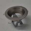 Halo 5000SN, 5" Trim Splay Satin Nickel Trim and Satin Nickel Splay