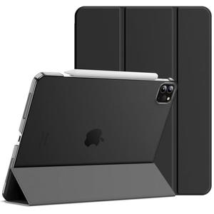 JETech Case for iPad Pro 11-Inch, 2022/2021/2020/2018 Model (4th/3rd/2nd/1st Generation), Compatible with Pencil, Cover Auto Wake/Sleep (Black)