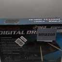 Pyle Electronic Tabletop Digital Drum Set, Compact Portable Drum Pad Kit w/ 8 Touch Sensitive Pads and Pedals, 600 Sounds, USB & Headphone Outputs, MIDI/AUX Inputs, 4x5 Drums & 4x3.5 Cymbals (Black)