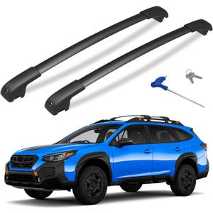 300lbs Lockable Roof Rack Cross Bars Compatible with Subaru Outback Wilderness 2022 2023 2024 2025, Heavy Duty Aluminum Roof Rails Crossbar for Rooftop Cargo Bars Luggage Kayak Bike Racks