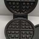 Waffle Maker, Rotating Belgian Waffle Maker, 180 Flip Waffle Iron, Non-Stick Plate, Adjustable Browning Control, Foldable Cool Touch Handle, Removable Drip Tray, Space Saving Storage, Stainless Steel (Black)