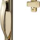 Ideal Security DX Pull Handle Replacement Set for Storm Door and Screen Door, Bright Brass