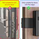 Anti-Theft Video Doorbell Mount,AHBTEYM Mount No Drill Bracket Holder Accessories for Apartment Home Rentals Compatible with Video Doorbell 4/3/3 Plus/2/1/2021/2023 Release(Black)