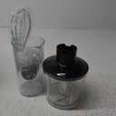 Bonsenkitchen 4-in-1 Immersion Blender Handheld, 20 Speeds Hand Blender with Turbo Mode, Stainless Steel Blade, Egg Whisk, Beaker & Chopper Bowl, Stick Mixer for Soup, Smoothie, Puree, Baby Food