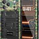 Mitywah Waterproof Case for iPhone 17 Pro Max, Rugged Metal Case with Built-in Screen Protector, Heavy Duty Full Body Shockproof Protective Cover 6.9 inch, Camouflage