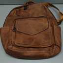 Backpack Purse for Women Leather Backpack Ladies Fashion Handbag Designer Shoulder Bag Small Travel Bag Brown