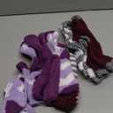 Plush Slipper Socks Women - Colorful Warm Fuzzy Crew Socks Cozy Soft for Winter Indoor (Purple)