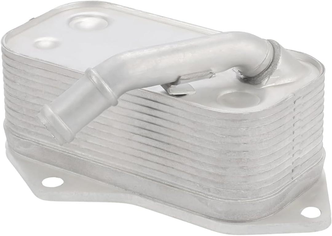JDMON Engine Oil Cooler Replacement for BMW X1, X3, X4, X5, X6, Z4, 320i, 328i, 525i, 528i, 530i, 530xi, 640i Compatible with 5989070201, 7525333, SK90689, 11427525333