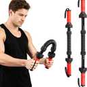 Adjustable Power Twister Arm Trainer - Chest Workout Equipment for Upper Body Strength Training - 44-88lbs Adjustable Chest Clip Muscle for Home Gym
