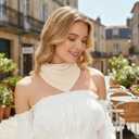 MoHern Bandana Headband for Women, 3 Colors Adjustable Tie-Back Boho Head Scarf, Triangle Hair Bandanas with Precision Cut Design (One Size, Beige+khaki+coffee)